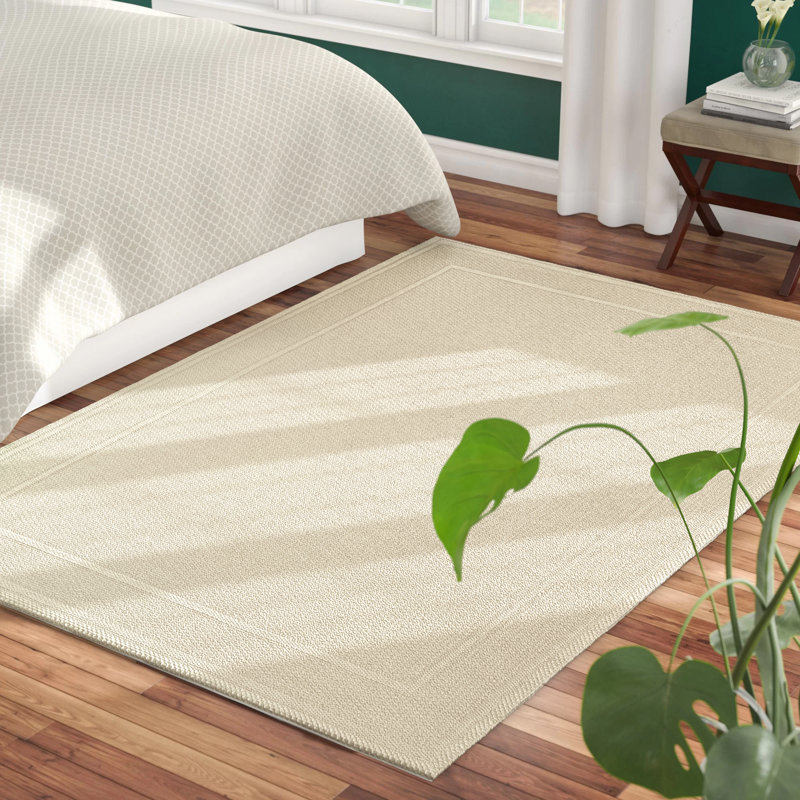Acton Ivory Solid Indoor/Outdoor Area Rug & Reviews Birch Lane